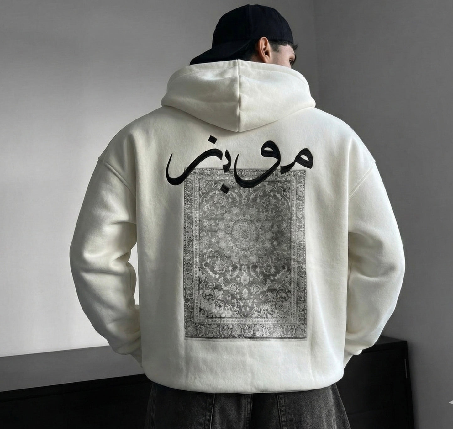 THE TAPESTRY CREAM HOODIE(SHIPS END DECEMBER)